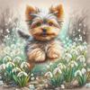 Animal Full 11CT DIY Stamped Cross Stitch Kits 15.75x15.75in Cross Stitch Art and Crafts Kits for Beginners Adults Home Decor