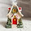 Incense Burner Holder Christmas Cabin Tabletop Decor for House Home Living Room Meditation Spa Holiday parties