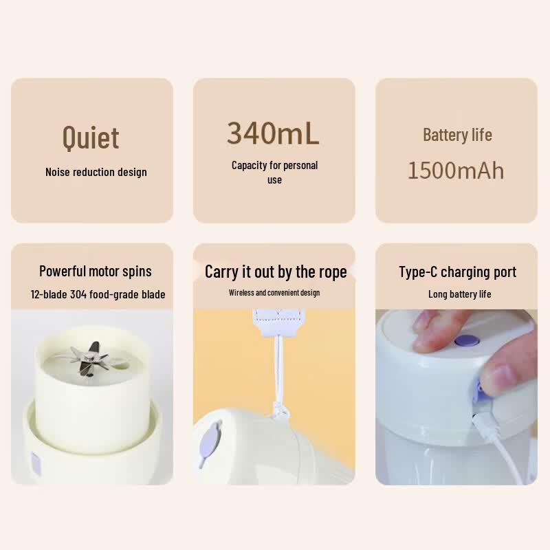 Lianchuang Portable Lithium Battery Juicer Blender