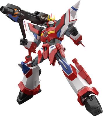 GOOD SMILE COMPANY MODEROID Zırhlı Polis Metal Jack Hyper Red Jack Zırh Montaj Tipi Plastik Model Ölçeksiz