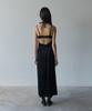 Letual Velvet Layered Pouch Set Wrap Dress