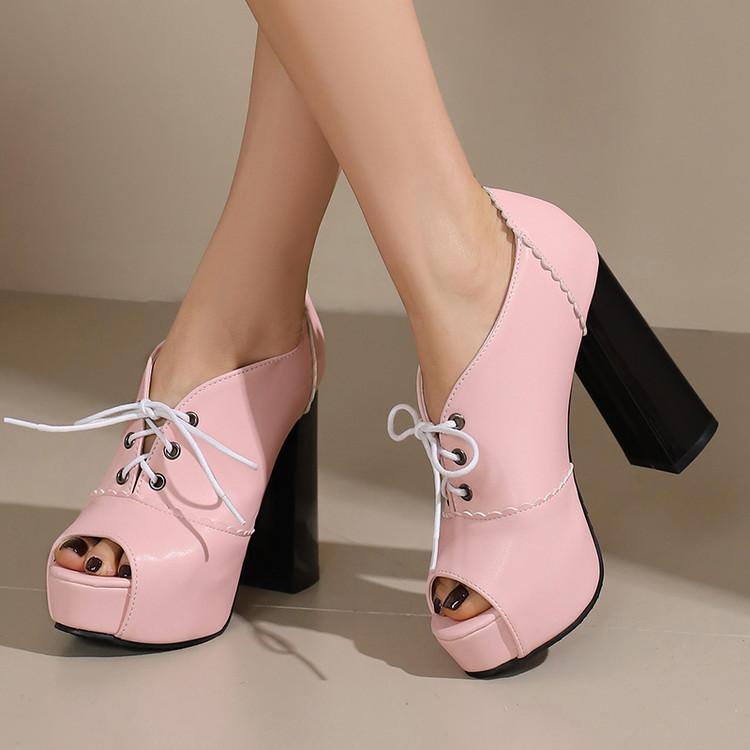 Fashion Block Heels High Heeled Sandals Woman 2025 Female Shoe Espadrilles Platform Open Toe Chunky High-heeled Girls Lacquered Clogs