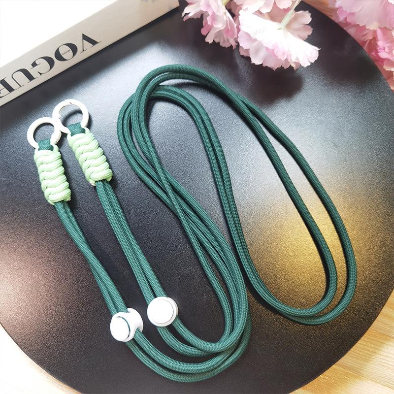 Verstellbares geflochtenes Handy-Lanyard - Abnehmbarer Umhänge-Schultergurt