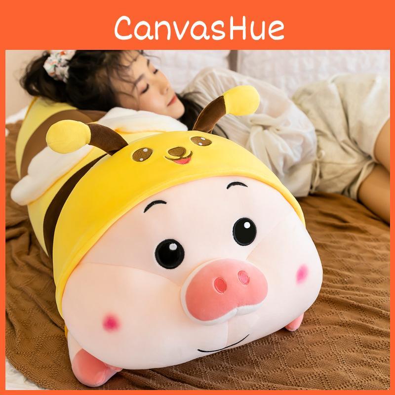 Pig Plush Bumblebee Toy Long Style Stuffed Animal Doll Kids Decoration Gift
