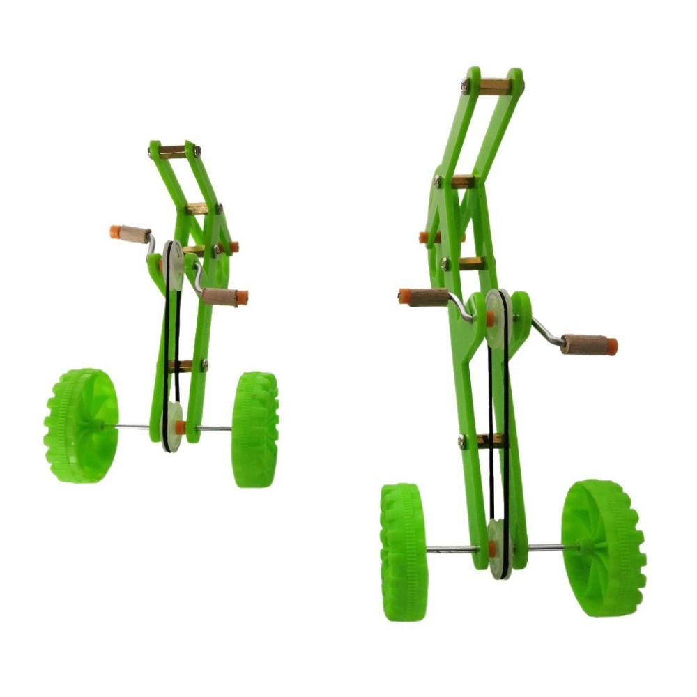 Interactive Parrot Training Bicycle Plastic Birds Playthings Bike Training