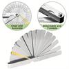 Stainless Steel Feeler Gauge Set Dual Marked Valve Thickness Gauge  Gap Measurement