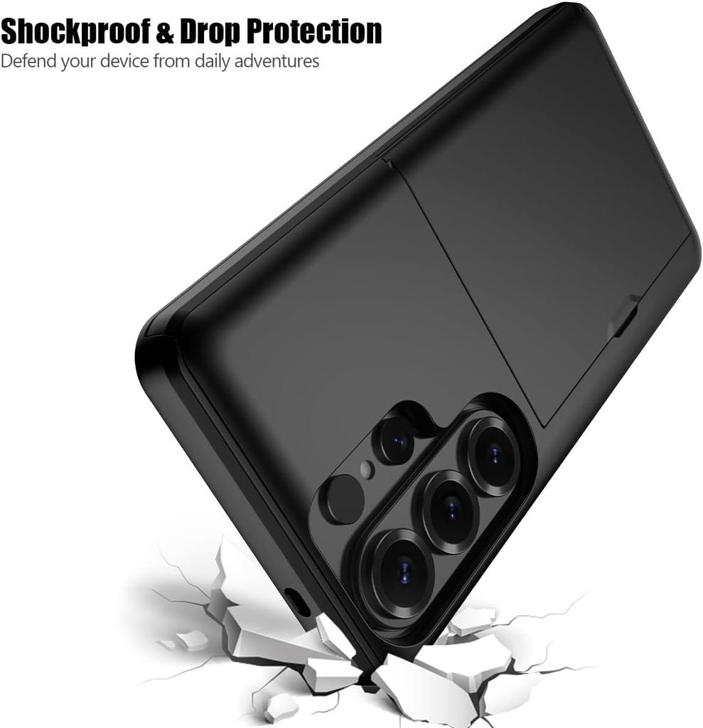 Phone Case For Samsung Galaxy S26 Ultra Case with Hidden Card Slot Slim Wallet Cover