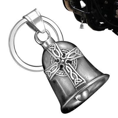 Fashion Motorcycle Biker Good Lucky Bell Pendant Motorcycle Bell Necklace for Men Women Biker Lucky Bell Jewelry with Chain