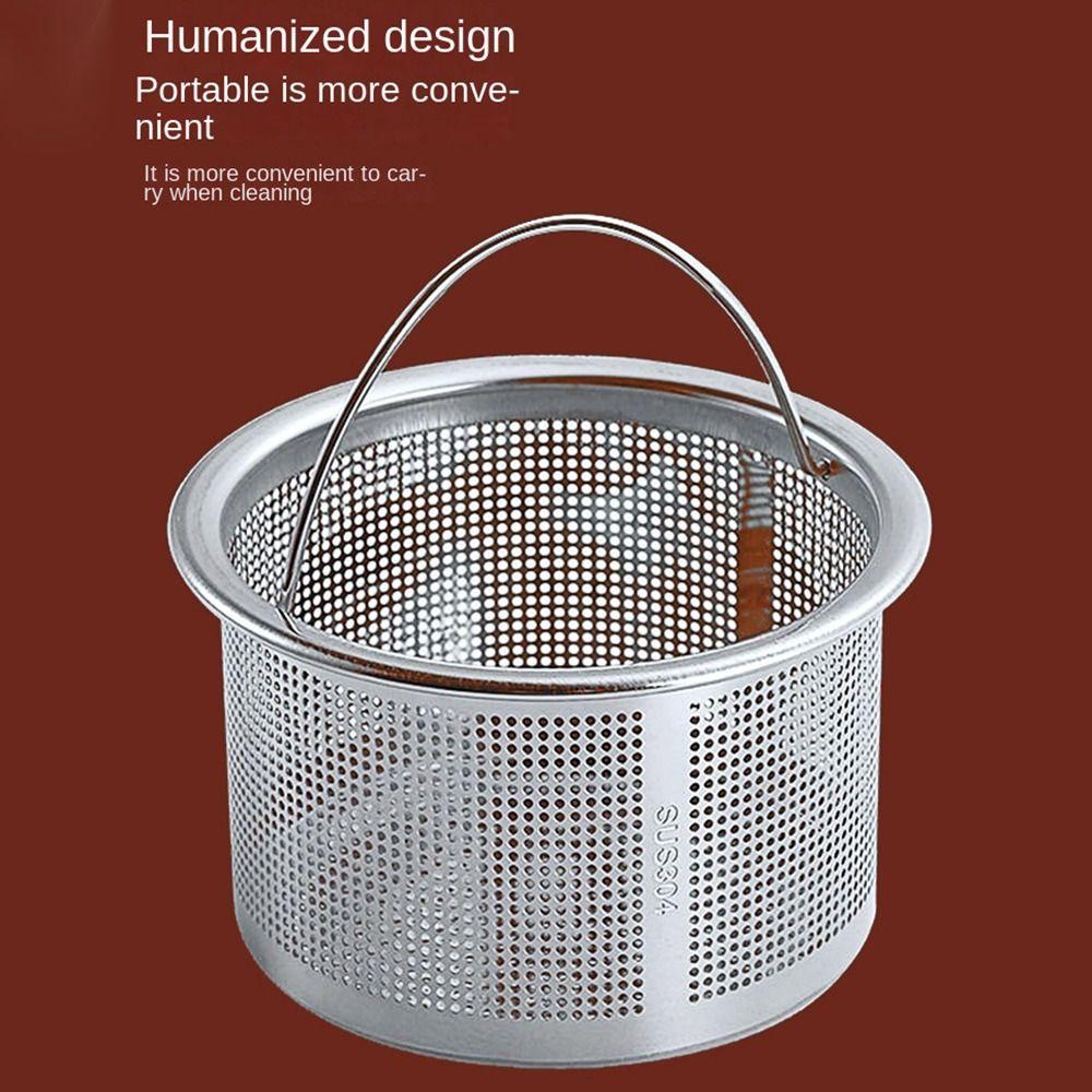 Strainer Stopper Sink Drain Colander Stainless Drain Filter Clean Sinks Organizer  Kitchen Supplies