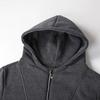 Men's Solid Color Half-Zip Sweatshirt Hoodie Men's Sports Large Size Casual Sweatshirt
