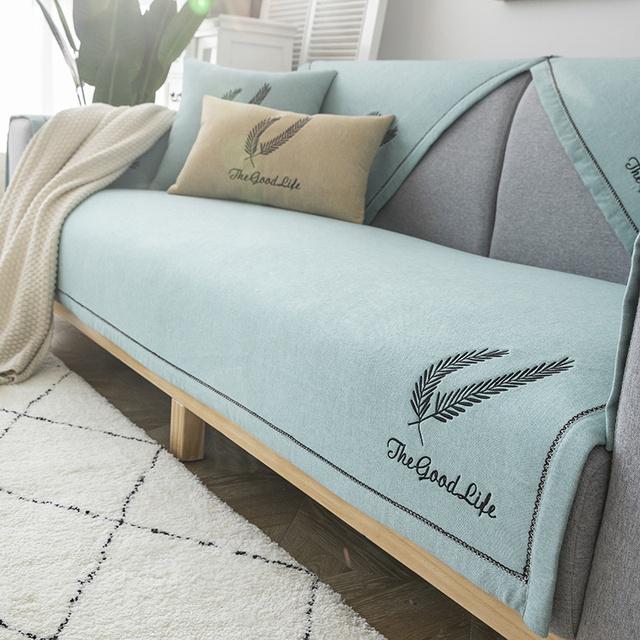 

Чехол для дивана-шезлонга Европейский универсальный чехол для дивана-полотенца нескользящий чехол для дивана для гостиной домашний декор диван-полотенце 1pcs45x45 pillowcase