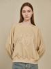 NOUVE Pigment Patch Sweatshirt - Light Beige