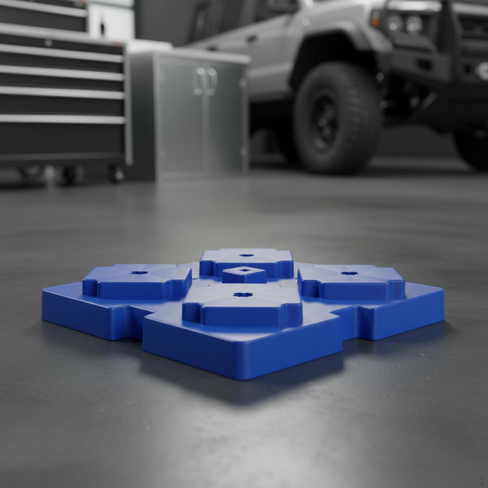 RV Leveling Blocks Trailer Levelers Portable Anti Slip Pads Chocks Heavy Duty Interlocking Design