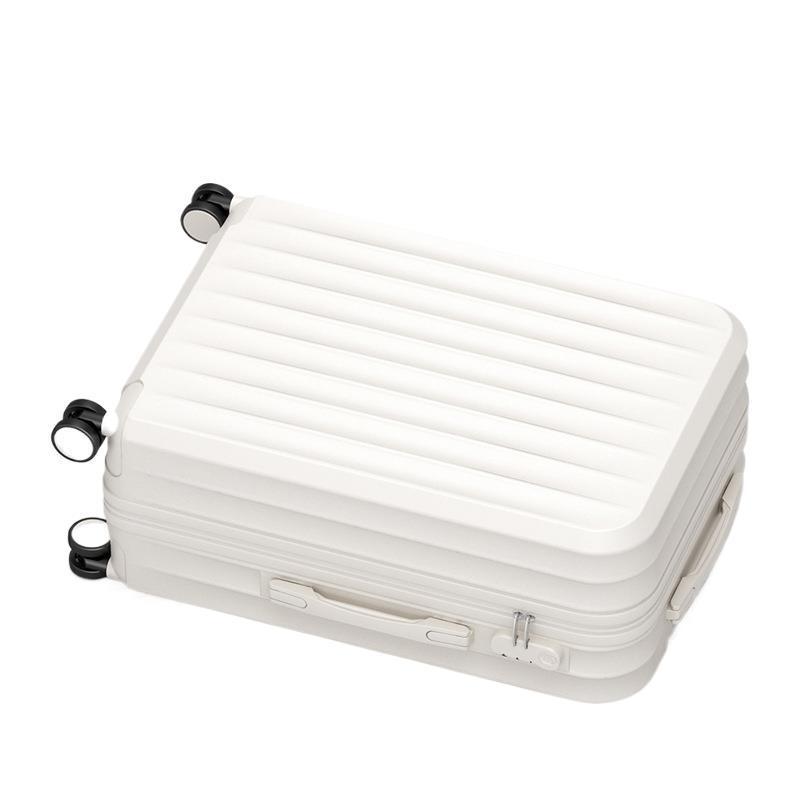 Women's 20" Carry-On Luggage - Sturdy and Durable Trolley Case with Thickened Design and Combination Lock, Men's 28" Large Capacity Option Available.