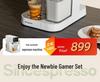 Compact Automatic Espresso Machine with Hot/Cold Extraction, Milk Frother, and Smart Touch Control for Home Use