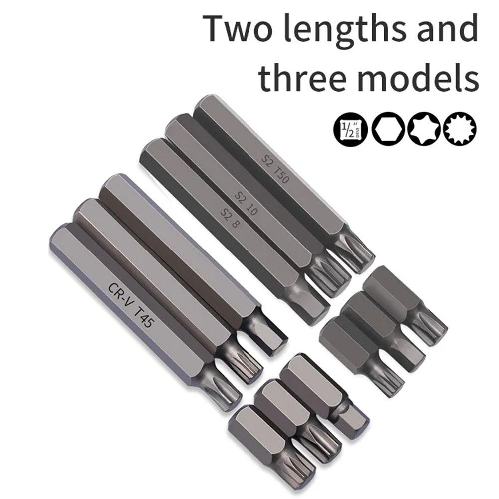 40Pcs 40-Piece Set Socket Bit Kits High Quality Batch Head Set  Automotive Repair