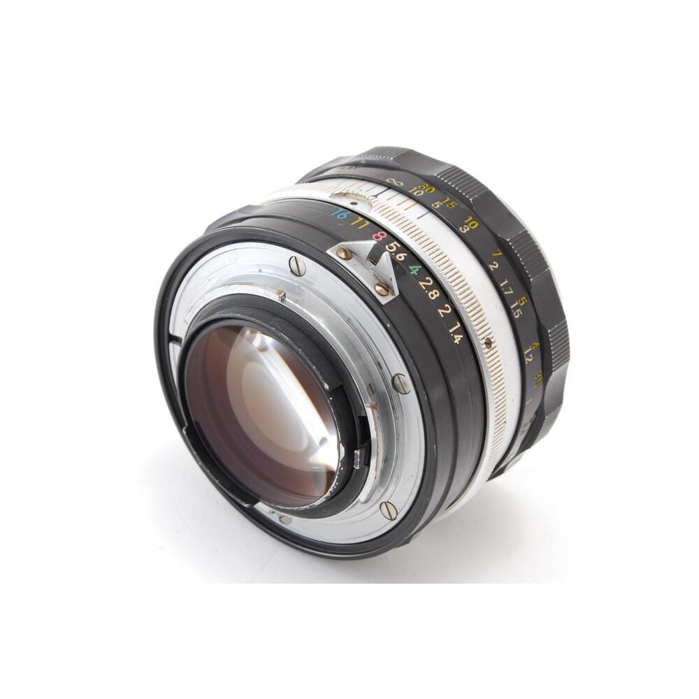 Used EXC+5 Nikon NIKKOR-S Auto 50mm F/1.4, Front Cap, Rear Cap, Lens Filter