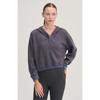 Huit 26ss Washed Half Open Hoodie Sweatshirt Htwtp6i04t
