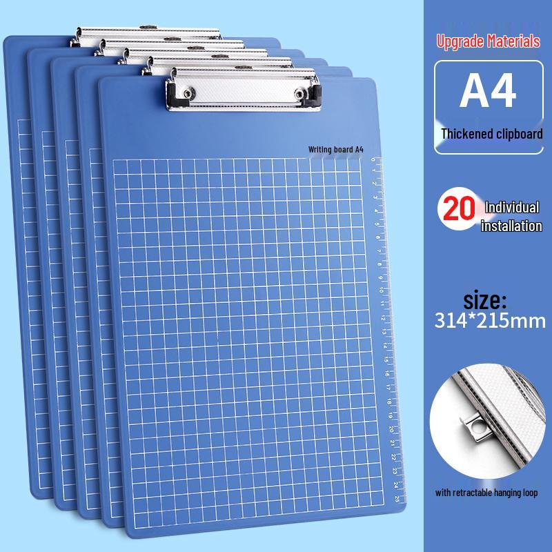 Aluminum Alloy Clipboard Folder A4/A5 Writing Board Office Stationery.