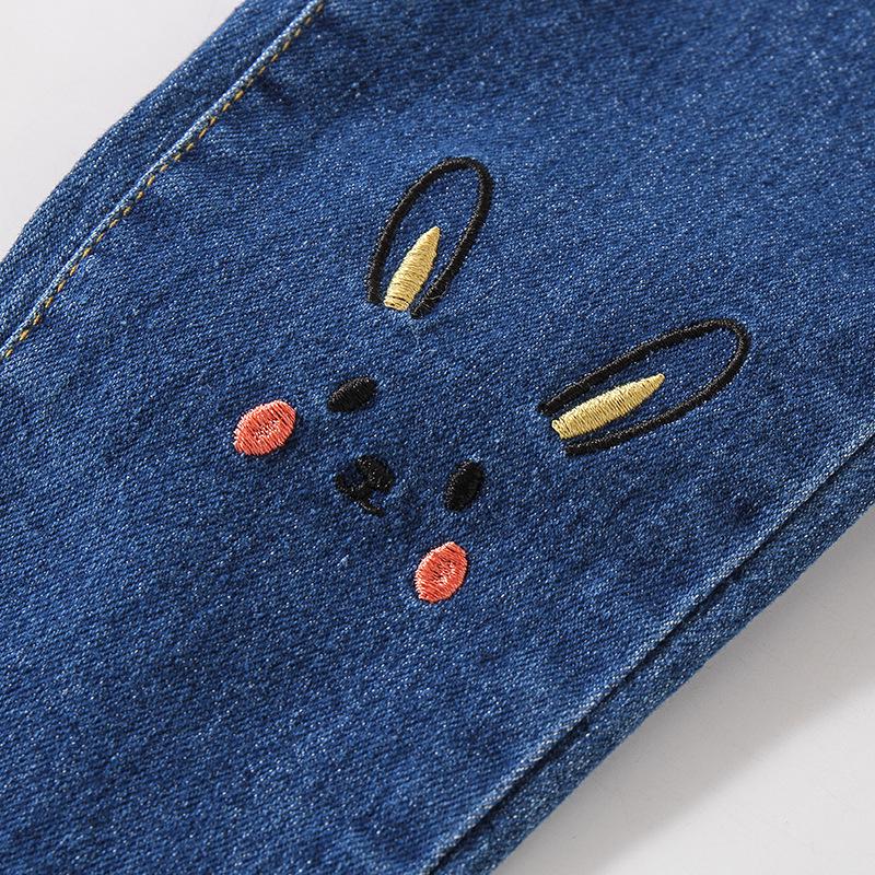 Spring & Autumn Versatile Girls' Long Jeans - Trendy Children's Outerwear