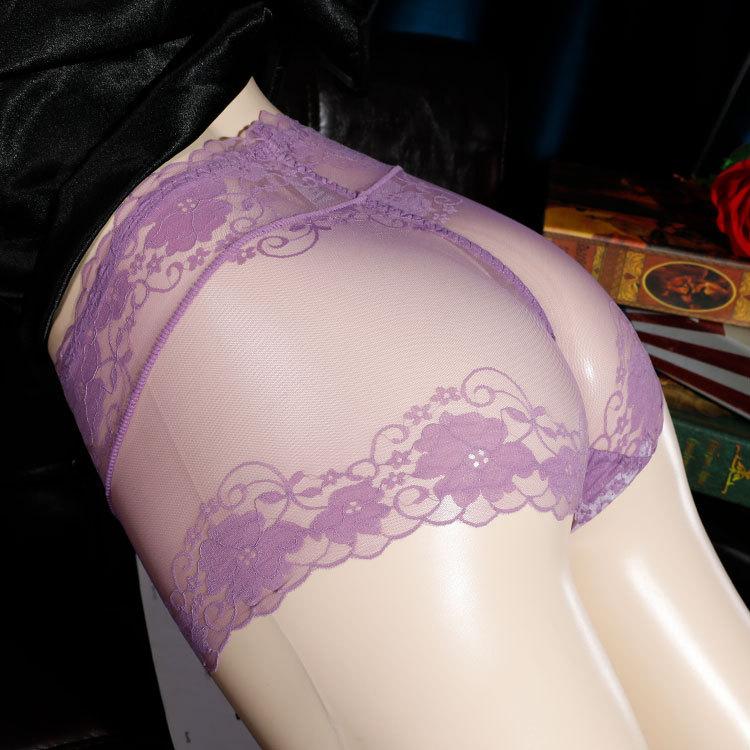 Japanese flower vine lace underwear men with jj cover hip lift thin sexy transparent seamless mesh briefs
