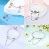 Elegant S925 Silver Butterfly & Dragonfly Multicolor Charms Beads Pendant 3mm DIY Fine Jewelry Making Accessories Gifts