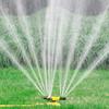 Automatic Garden Sprinkler 360-Degree Rotating Water Sprinkler 3-Arm Adjustable Sprinkler Garden Hose Attachment for Yard Lawn Irrigation