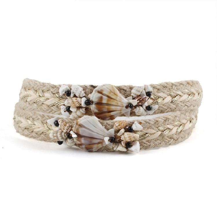 Adjustable Beach Hat Band for Straw Hat Ethnic Sun Hat Bands Hat Accessories