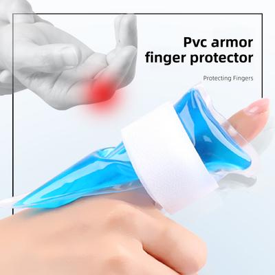 PVC Gel Kalt- und Warmkompresse Fingerabdeckung, Weich und hautfreundlich ohne zu gefrieren, Wiederverwendbare Fingerprotektor Beweglicher Ring
