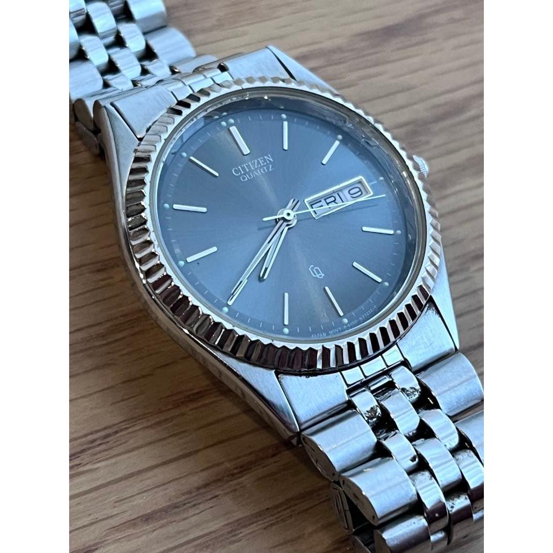 Used [In good working condition/battery replaced] CITIZEN QUARTZ 6100-S45393