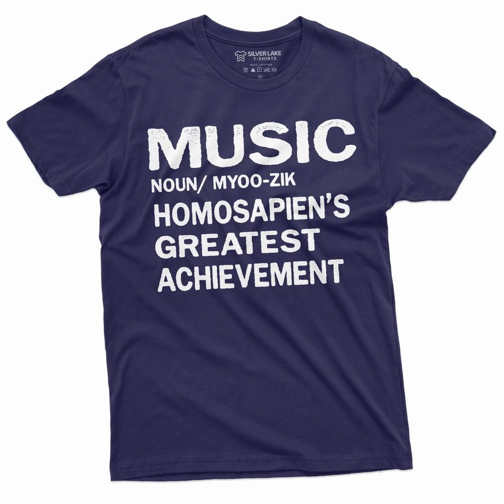 

Футболка с определением музыки, Музыкальная футболка, Футболка в подарок учителю музыки, Футболка для любителя музыки M