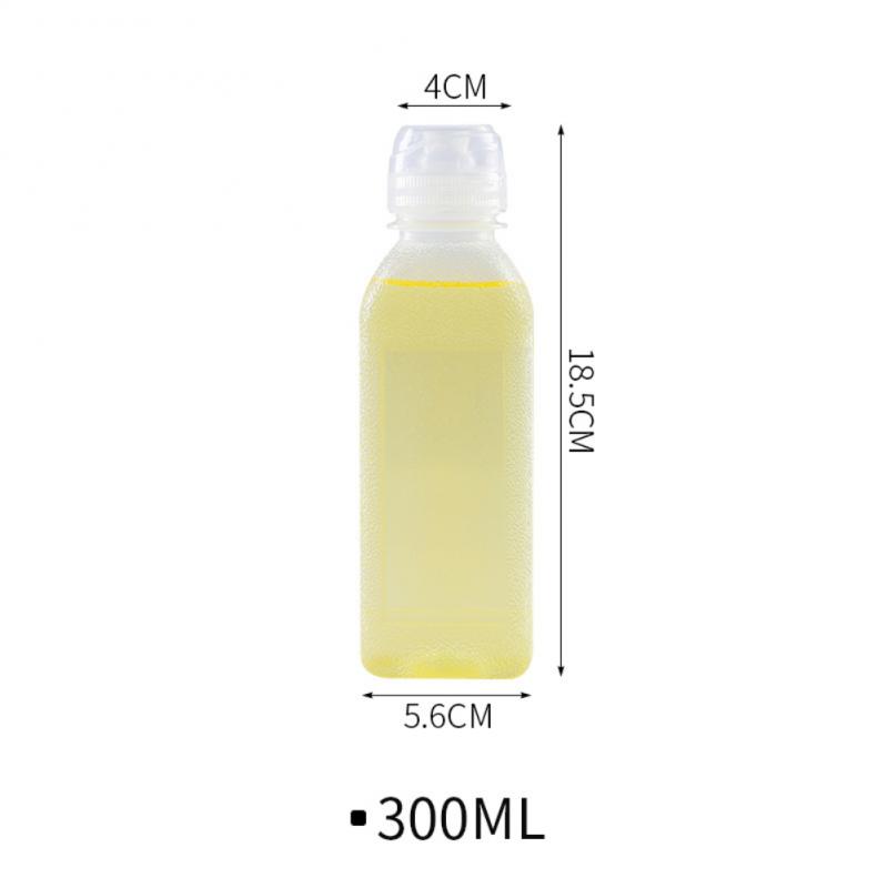300/500ml Oil Bottle Transparent Olive Oil Pot Soy Sauce Leak-Proof Kitchen Cooking Household Camping BBQ Tools