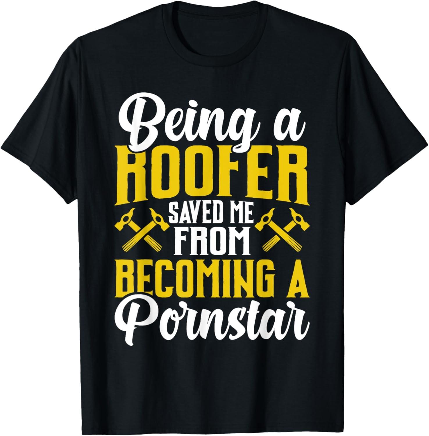 Roofer Funny Roofing Gift For Coworker Novelty T-Shirt S разноцветный