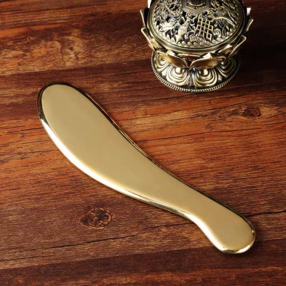 

Красота для похудения Медная доска Гуаша Латунная доска для скребка Скребок для лица Массажер для лица