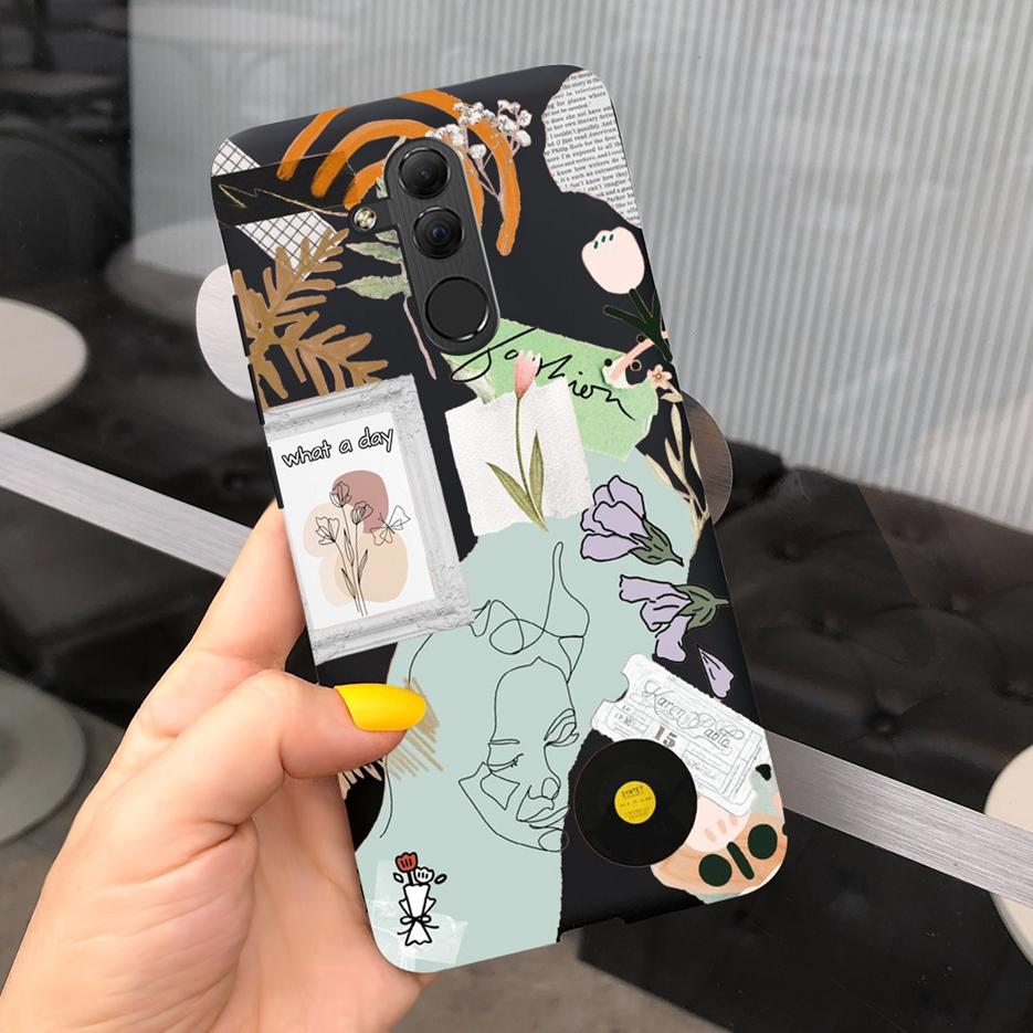 For Huawei Mate 20 Lite Case SNE-AL00 SNE-LX1 Cute Art Painted Cover Shockproof Phone Cases For Huawei Mate 20 Lite Coque Bumper