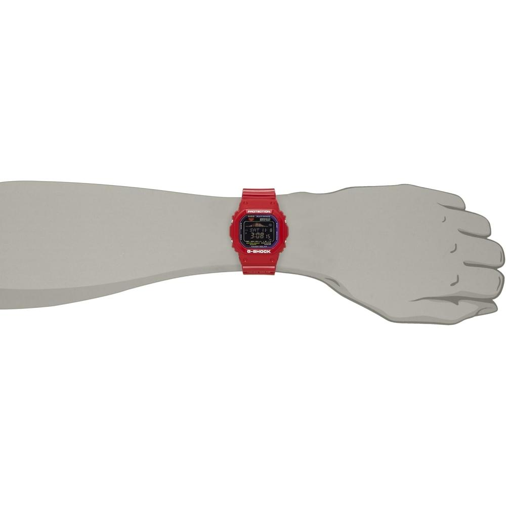 No Casio [Casio] Watch G Shock [domestic Genuine] G Lide Radio Wave Solar Gwx 5600c 4jf Mens Red Red
