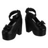 PU Leather Doll High Heel Shoes Princess Bowknot 1/3 Doll Shoes Bjd Shoes 60cm Doll Shoes  DIY Toy