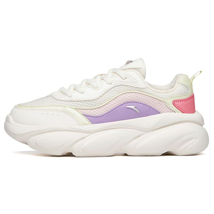 

Anta Кроссовки женские Meow Claw износостойкие легкие с низким верхом для папы белые зеленые фиолетовые 922048894-12 38.5