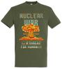 Pixel Nuclear War T-Shirt Mens Womens Tees Top Nuclear Atomic Plant Explosion Weapons Bomb Gamer
