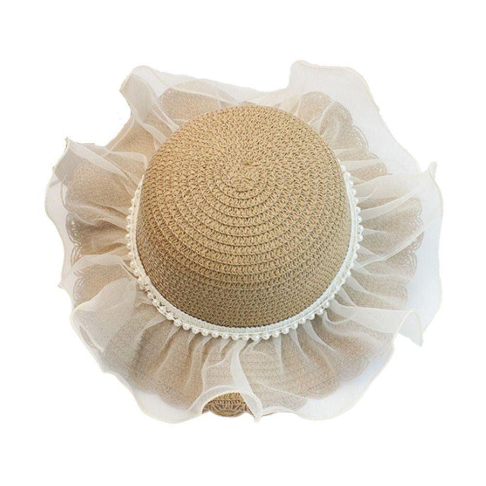 Sun Protection Sun Hat Wide Brim Beach Hat Fashion Straw Hat  for Women