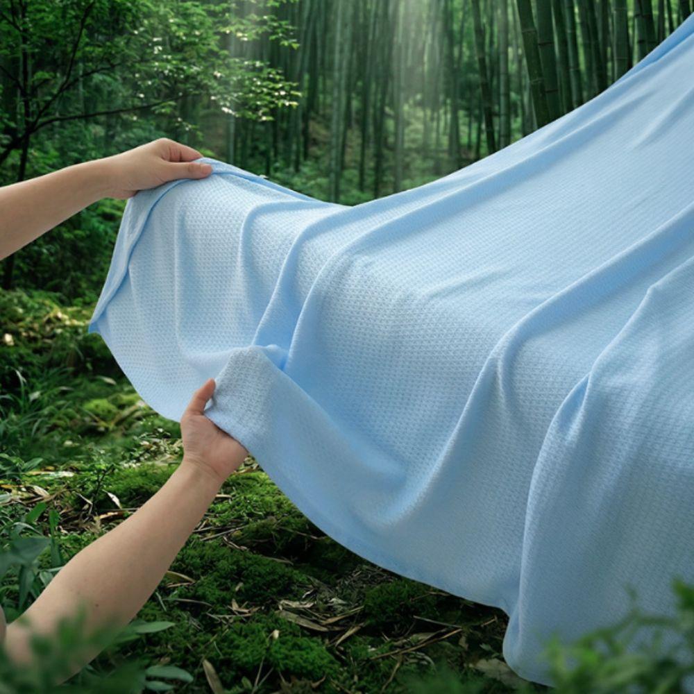 Bamboo Fiber Air-Conditioning Comforters Thin Summer Quilt Simple Summer Cooling Blanket  Bedroom