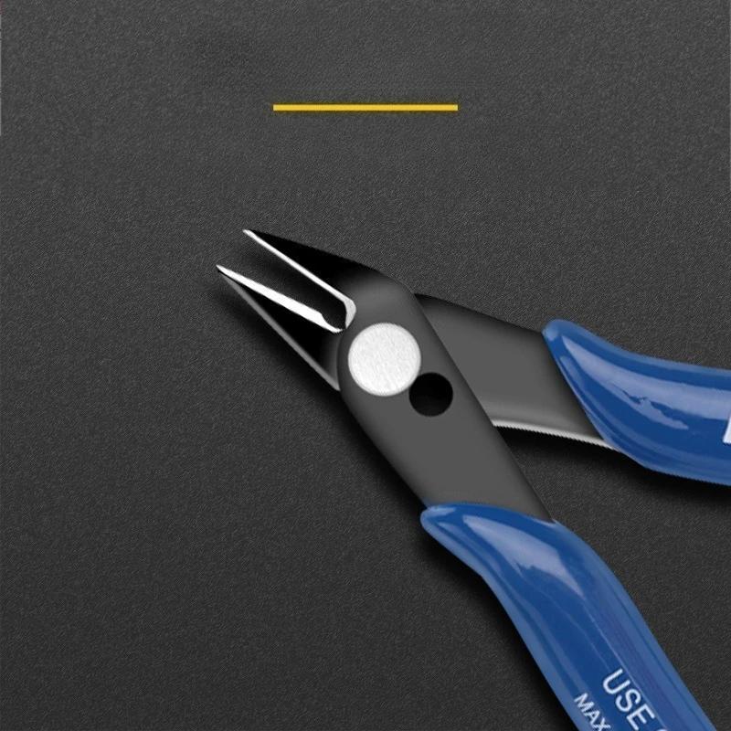 Oblique Pliers Carbon Steel Pointed Nose Pliers Small Wire Clipping Pliers DIY Handmade Nozzle Pliers