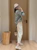 Women's Summer Slim Tencel Carrot Pants - Elastic Waist, Tapered, Nine-Point Harem Style