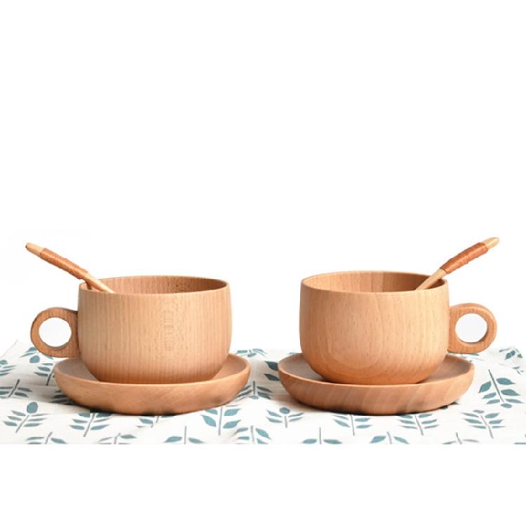 Holzmilchbecher Küchenwasserbecher Outdoor-Teereisebecher Perfekte Geschenke für Freunde