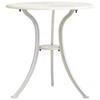 Day and Night - Day and Night White Cast Aluminum Garden Table 62x62x65 Cm