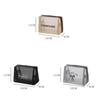 Mesh Pillow Style Makeup Bag With Large Capacity And Waterresistant Design For Travel And Bathroom Storage