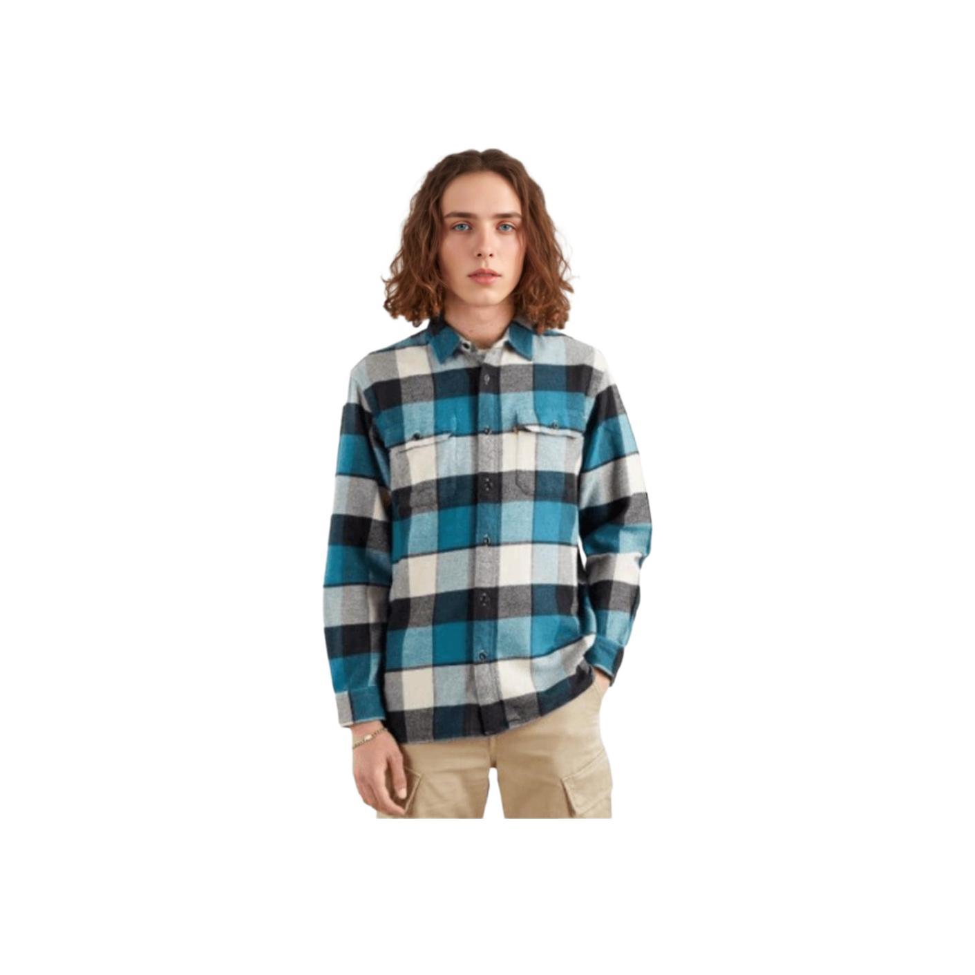 

Рубашка Levis Classic American Plaid Минималистичная Повседневная с Длинным Рукавом Мужские рубашки Синяя 19573-0147 XS