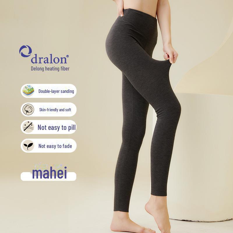 

Women s High Waist Bamboo Fiber Velvet Leggings - 330g, Warm and Soft XXL (145-155 cm)