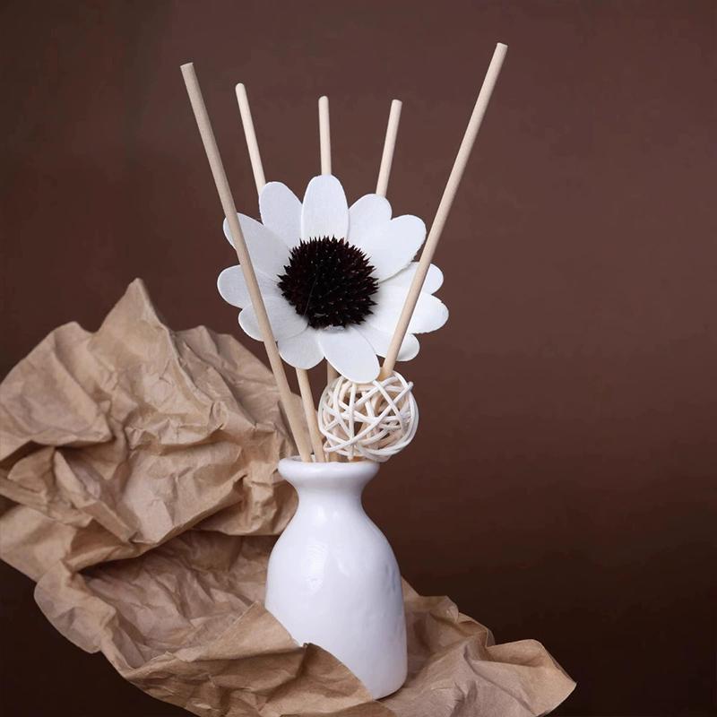 1PC Sunflower Diffusion Aromatherapy Perfume Ornament Home Ceramic Decoration Fragrance Gift Aroma Stick