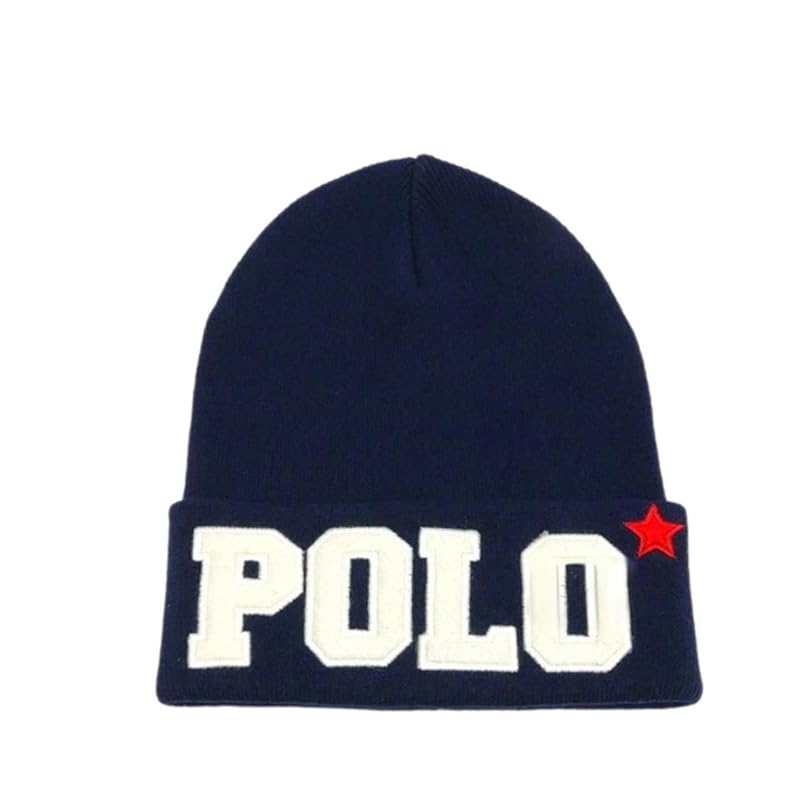 

[POLO RALPH LAUREN] knit hat hat PC0243 411 men s ladies logo 100% cotton knit cap [product]